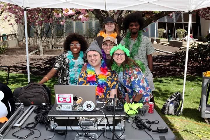 Students from all 3 campus media clubs, ICE News, ICE TV and ICE Radio, joined in the fun of Spring Fling on April 30.