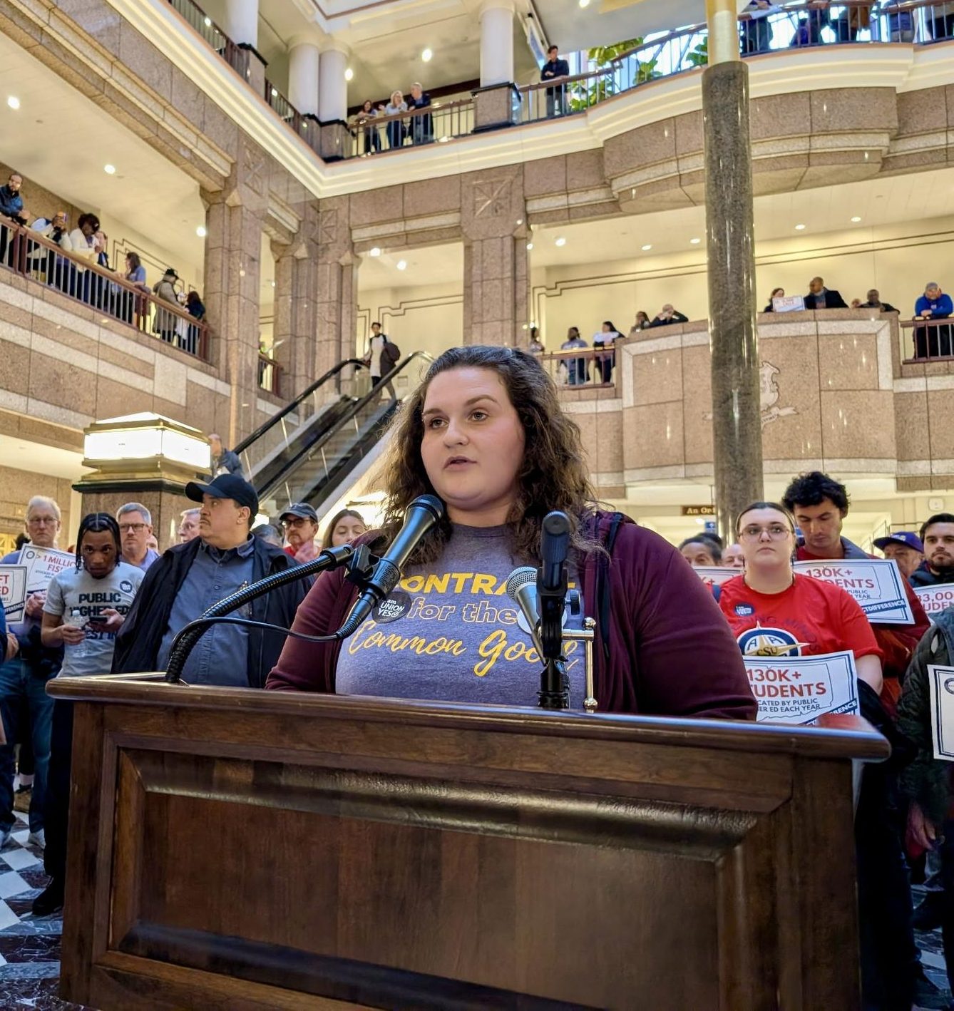 State Employees Rally at Capitol for Fair Contracts, Funding and Staffing