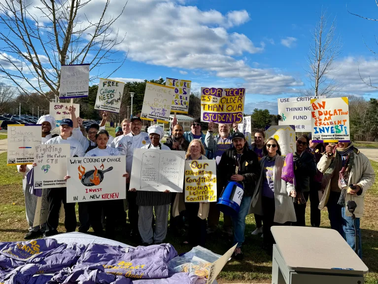 State Employees Rally at Capitol for Fair Contracts, Funding and Staffing