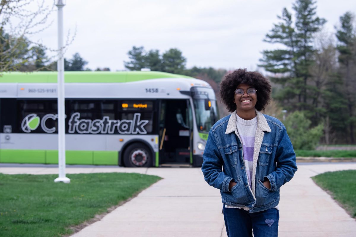 Harper Syres uses her U-Pass to to and from campus and around the state.